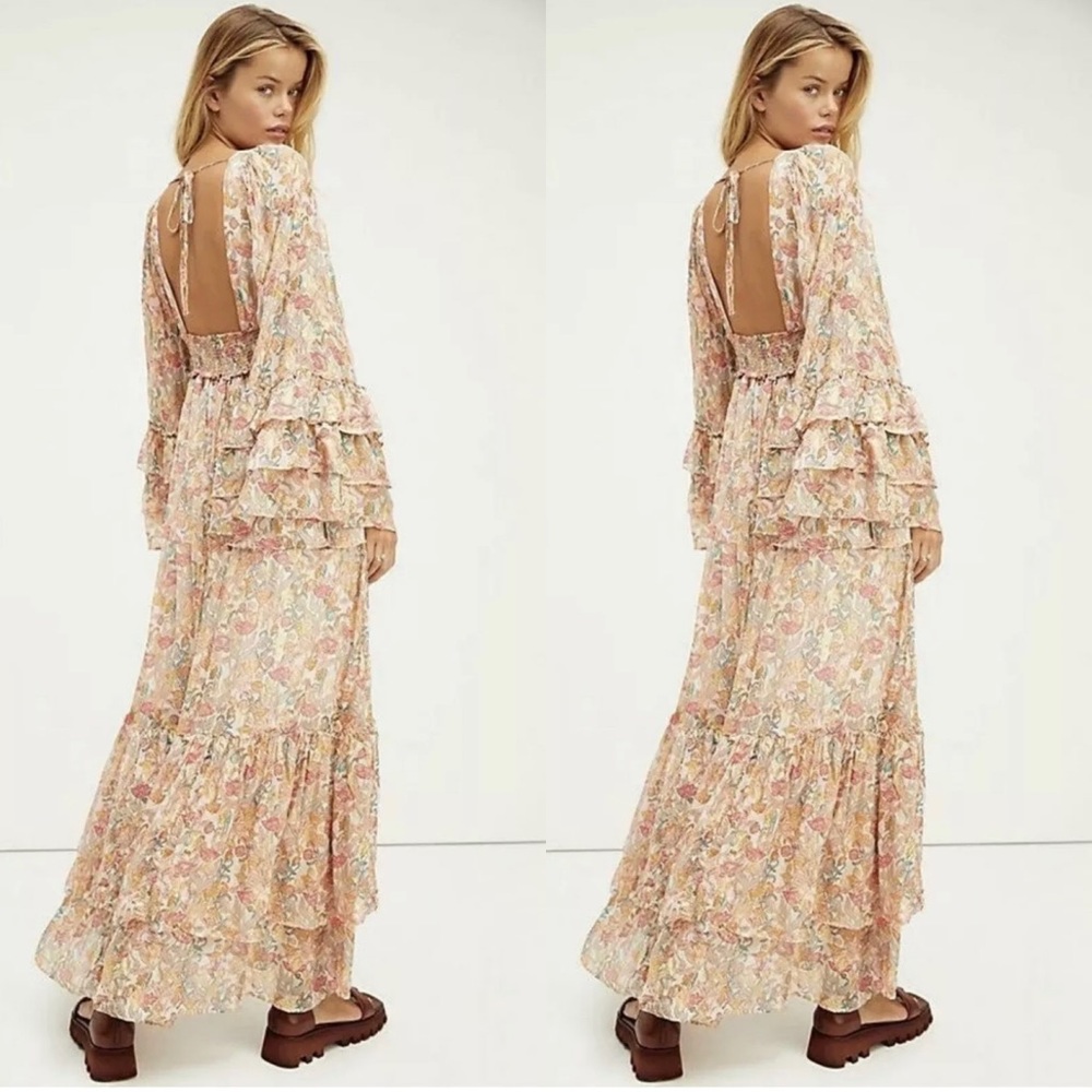 New Free People Ophelia Maxi Dress Size S $300 - Picture 1 of 7